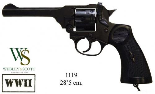 DENIX - WWII - 1119 - Mk 4 revolver, designed by Webley, UK 1923 - EN STOCK