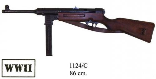 DENIX - WWII - 1124C - MP41 sub-machine gun, 9mm, Germany 1940 (vendu avec bandoulière) - EN STOCK
