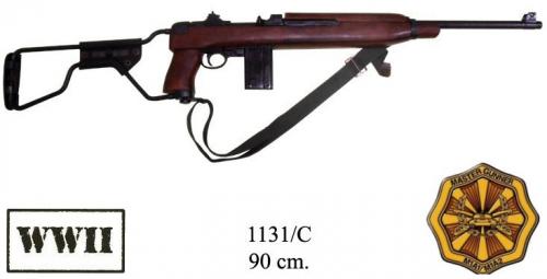 DENIX - WWII - 1131C - M1A1 carbine, paratrooper model with folding buttstock, USA, 1941, (vendu sans bretelle) - disponible sur commande