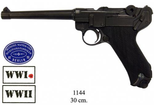 DENIX - WWI and WWII - 1144 - Parabellum Luger P08 pistol, Germany 1898 - disponible sur commande