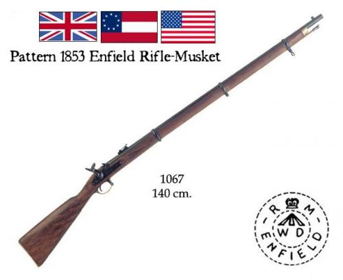 DENIX - carabine - 1067 - Enfield Pattern 1853 Rifle-Musket, made by Enfield, England  - EN STOCK