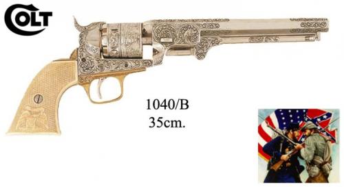 DENIX - revolver - 1040B - American Civil War Navy - Samuel Colt, USA 1851 - EN STOCK