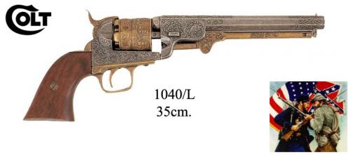 DENIX - revolver - 1040L - American Civil War Navy - Samuel Colt, USA 1851 - EN STOCK