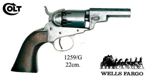 DENIX - revolver - 1259G - Wells and Fargo revolver - S. Colt, USA 1849 - EN STOCK