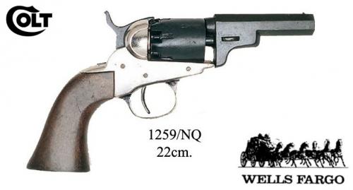 DENIX - revolver - 1259NQ - Wells and Fargo revolver - S. Colt, USA 1849 - EN STOCK