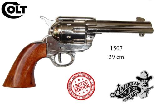 DENIX - revolver - 1507 - Calibre 45 peacemaker revolver 4,75 - Samuel Colt - TIRAGE LIMITE (bois poli à la main) - EN STOCK (4 exemplaires)