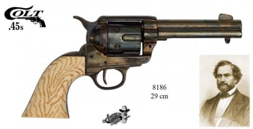 DENIX - revolver - 8186 - Calibre 45 peacemaker revolver 7,1-2 Samuel Colt, USA 1873 - EN STOCK