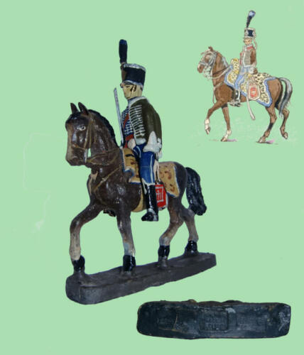 Durso - 9024 - Officier du 2ème Hussard français, 1805 