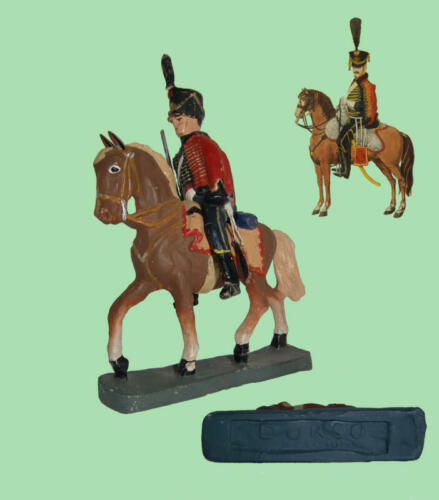 Durso - 9025 - Officier  à cheval du 4ème Régiment de Hussard français, 1805-1810 