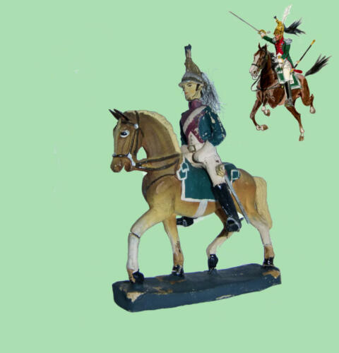 Durso - 9027 - Dragon français à cheval (plastron mauve / Régiment 7 à 12), 1806 