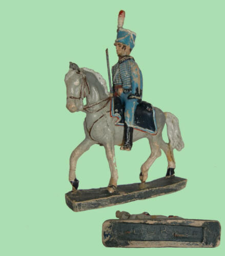 Durso - 9038 - Hussard bleu à cheval