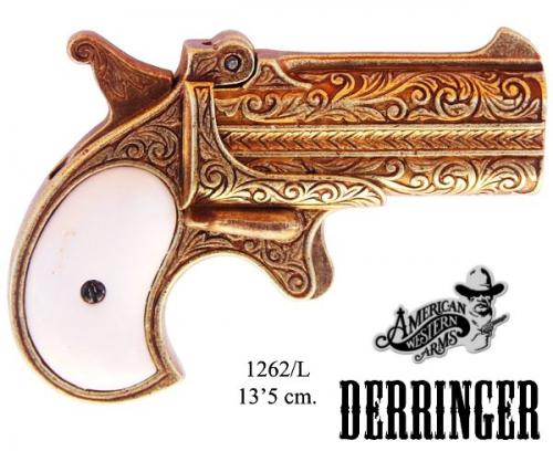 Denix - revolver - 1262L - Derringer pistol, caliber 41, USA 1866 - disponible sur commande