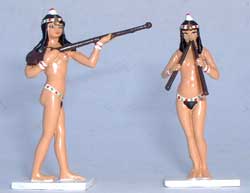 Egypte Girl with flutes - pas de stock