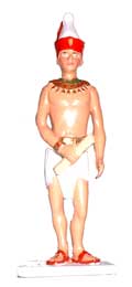 Egypte pharaoh in red Crown - EN STOCK 