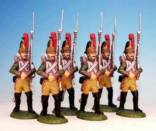 F17C12 - 17th Regiment of Dragoons (dismounted) - 6 Column attack (6 figures)