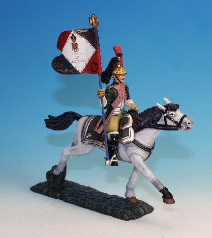F17C7 - 17th Dragoons - Standard bearer, with Standard