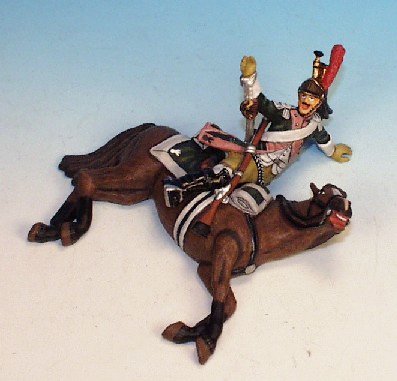 F17C9 - 17th Dragoons - Trooper, with wounded horse