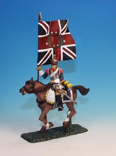 F9C10 - 9th Cuirassiers - Trooper with captured British  Standard
