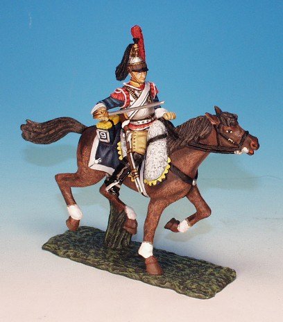 F9C3 - 9th Cuirassiers - Trooper type 3, lunging to front