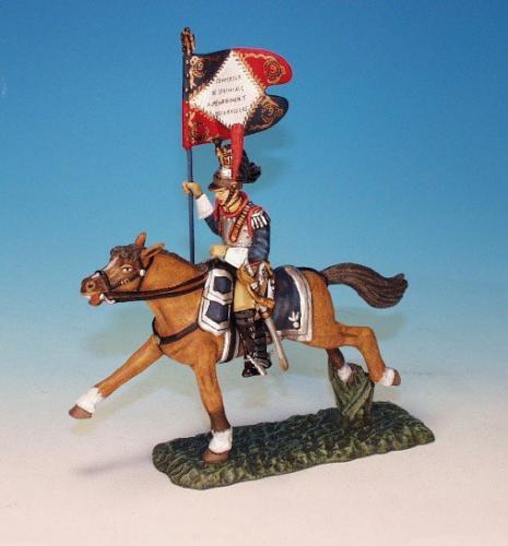 F9C7 - 9th Cuirassiers - Standard bearer, with Standard