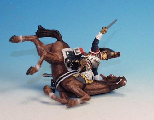 F9C9 - 9th Cuirassiers - Trooper, with collapsing Horse