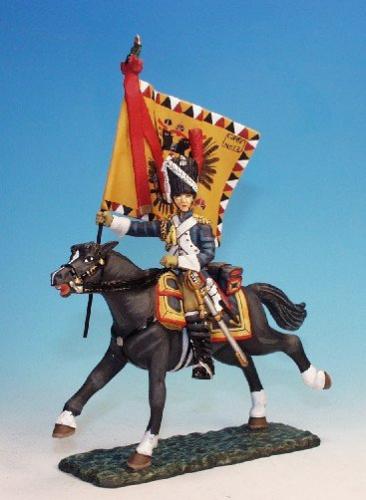 FHG10 - Imperial Guard, Horse Grenadiers - Trooper with captured Austrian standard 