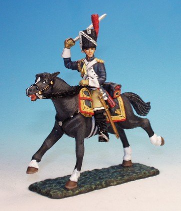 FHG1 - Imperial Guard, Horse Grenadiers - Trooper type 1, cutting to left