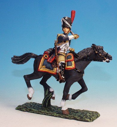 FHG2 - Imperial Guard, Horse Grenadiers - Trooper type 2, cutting to right