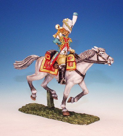 FHG5 - Imperial Guard, Horse Grenadiers - Trumpeter blowing Trumpet