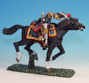 FHG8 - Imperial Guard, Horse Grenadiers - Trooper, wounded slumped forward 