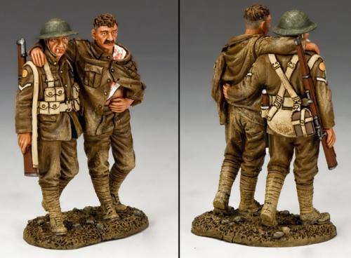 FW165 - English Soldiers Walking Wounded
