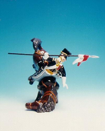 Frontline - BLC8 - Charge of the Light Brigade, 17th Lancers, Trooper, wounded falling from collapsing horse 