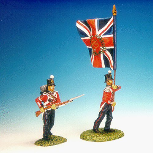 Frontline - QOF5 - 50th Regiment of Foot (Queens Own), Battle of Balaclava, Kings Colour and N.C.O.
