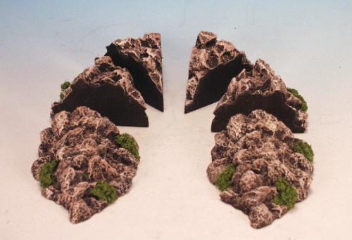 Frontline - UHA3 - 2 Sections of low wall ending,4 sections corners