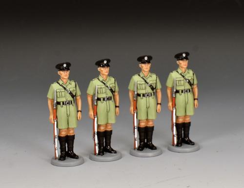 HKY-S02 - A Set of 4 x at Attention Constables