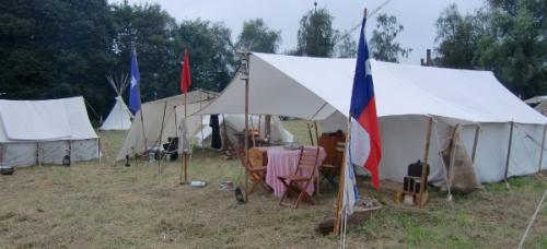 Havré 2014 - vue d'un campement 