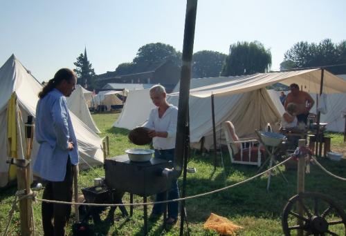 Havré 2015 - vue du camp 