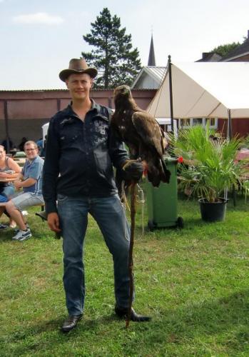 Havré 2016 - rapace - aigle royal et son maître