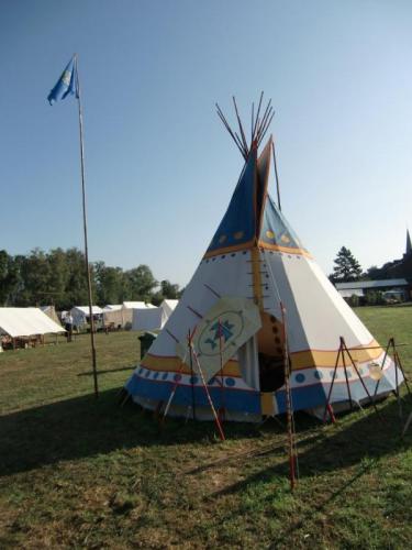 Havré 2018 - Campement indien tipi 1