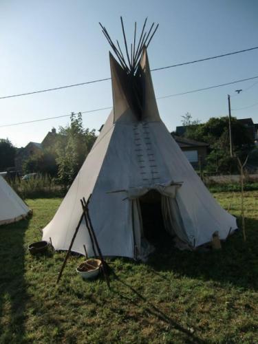 Havré 2018 - Campement indien tipi 2