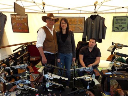 Havré 2018 - Stand du Royaume du Soldat, Jean-Louis, Lisa et Guillaume