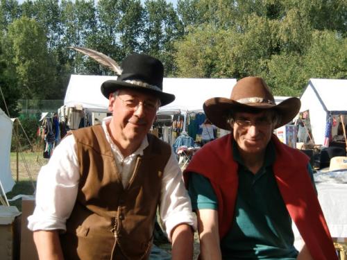 Havré 2018 - Stand du Royaume du Soldat, Jean-Louis et Jean-Pierre