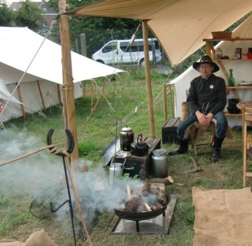 Havré 2019 - Camp ... Texas Ranger au repos 