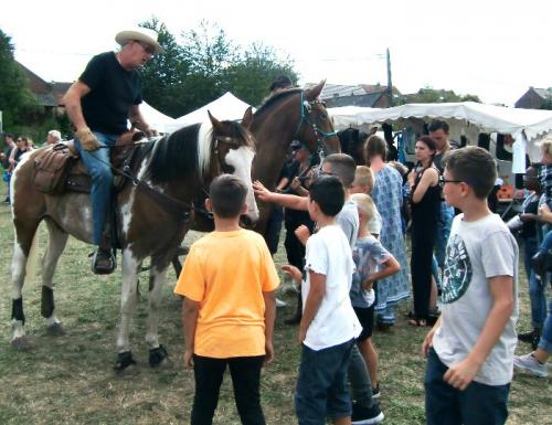 Havré 2019 - Camp ... les chevaux ... émerveillement des enfants 