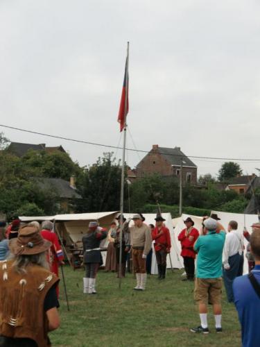 Havré 2019 - Camp ... Cérémonie du lever du drapeau sudiste (suite et fin) 