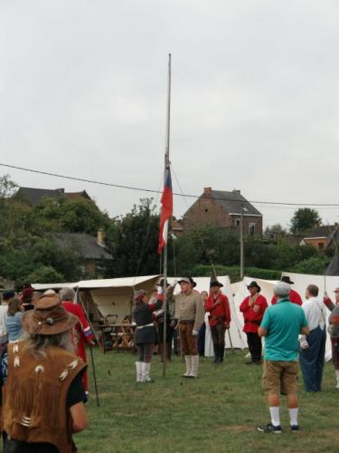 Havré 2019 - Camp ... Cérémonie du lever du drapeau sudiste (suite) 