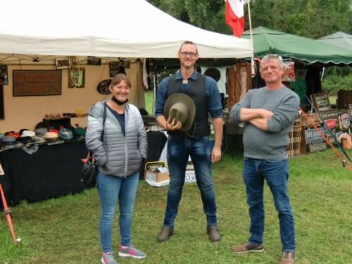 Havré 2021 - Stand du Royaume du Soldat ... Steve and his family