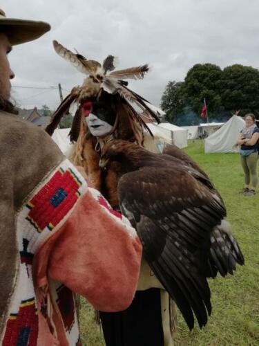 Havré 2021 - indien avec aigle 