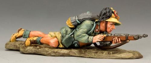 IF022 - Italian Lying Prone with Rifle 