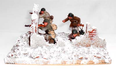 JG Miniatures - JGBBA01 - Diorama Base with King & Country Soldiers (BBA001)